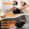 Yes4All Abdominal Exercise Pads, Foldable Ab Workout Equipment for Home Gym Core Training & Back Stretching, Sit Up Mat for Floor Exercises(B2. Mint)