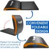 Yes4All Abdominal Exercise Pads, Foldable Ab Workout Equipment for Home Gym Core Training & Back Stretching, Sit Up Mat for Floor Exercises(B3. Orange)