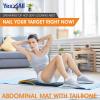 Yes4All Abdominal Exercise Pads, Foldable Ab Workout Equipment for Home Gym Core Training & Back Stretching, Sit Up Mat for Floor Exercises(B3. Orange)