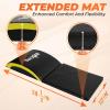 Yes4All Abdominal Exercise Pads, Foldable Ab Workout Equipment for Home Gym Core Training & Back Stretching, Sit Up Mat for Floor Exercises(B5. Yellow)