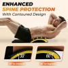 Yes4All Abdominal Exercise Pads, Foldable Ab Workout Equipment for Home Gym Core Training & Back Stretching, Sit Up Mat for Floor Exercises(B5. Yellow)