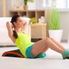 Yes4All Abdominal Exercise Pads, Foldable Ab Workout Equipment for Home Gym Core Training & Back Stretching, Sit Up Mat for Floor Exercises(C1. Orange)
