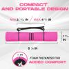 Yes4All Adjustable Dumbbell Hand Weights Set Of 2 Perfect for Women’s Walking or Travel Exercise with Adjustable Straps, Foam Cover, and Color Coded Weight (2lbs, 3lbs or 4lbs), Anti Slip(Set of Hand Weights – 2LBS – Pink)