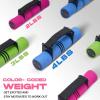 Yes4All Adjustable Dumbbell Hand Weights Set Of 2 Perfect for Women’s Walking or Travel Exercise with Adjustable Straps, Foam Cover, and Color Coded Weight (2lbs, 3lbs or 4lbs), Anti Slip(Set of Hand Weights – 2LBS – Pink)