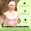 Yes4All Adjustable Dumbbell Hand Weights Set Of 2 Perfect for Women’s Walking or Travel Exercise with Adjustable Straps, Foam Cover, and Color Coded Weight (2lbs, 3lbs or 4lbs), Anti Slip(Set of Hand Weights – 3LBS – Green)