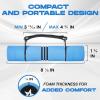 Yes4All Adjustable Dumbbell Hand Weights Set Of 2 Perfect for Women’s Walking or Travel Exercise with Adjustable Straps, Foam Cover, and Color Coded Weight (2lbs, 3lbs or 4lbs), Anti Slip(Set of Hand Weights – 4LBS – Blue)