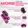 Yes4All Adjustable Dumbbell Hand Weights Set Of 2 Perfect for Women’s Walking or Travel Exercise with Adjustable Straps, Foam Cover, and Color Coded Weight (2lbs, 3lbs or 4lbs), Anti Slip(Set of Hand Weights – 2LBS – Pink)
