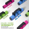 Yes4All Adjustable Dumbbell Hand Weights Set Of 2 Perfect for Women’s Walking or Travel Exercise with Adjustable Straps, Foam Cover, and Color Coded Weight (2lbs, 3lbs or 4lbs), Anti Slip(Set of Hand Weights – 3LBS – Green)