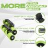 Yes4All Adjustable Dumbbell Hand Weights Set Of 2 Perfect for Women’s Walking or Travel Exercise with Adjustable Straps, Foam Cover, and Color Coded Weight (2lbs, 3lbs or 4lbs), Anti Slip(Set of Hand Weights – 3LBS – Green)