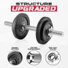 Yes4All Adjustable Dumbbell Set with Weight Plates/Connector – Exercise & Workout Equipment – Size Options 40lbs to 200lbs(C1. 60LB or 30LB Pair)