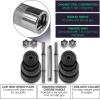 Yes4All Adjustable Dumbbell Set with Weight Plates/Connector – Exercise & Workout Equipment – Size Options 40lbs to 200lbs(D. Barbell 40LB or 20LB Dumbbell Pair)