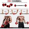 Yes4All Adjustable Dumbbells – 60 lb Dumbbell Weights with Protective Silicone Sleeves and Dumbbell Connector