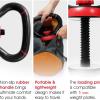 Yes4All Adjustable Kettlebell Handle for Weight Plates, Dumbbell Converter for Strength Training Kettlebells, Home Gym(B. Red – Single)