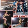 Yes4All Adjustable Soft Plyo Box, Jumping Trainer – For Plyometric Exercises and Conditioning, Multiple Height Variations(A. Black – 6″)