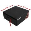Yes4All Adjustable Soft Plyo Box, Jumping Trainer – For Plyometric Exercises and Conditioning, Multiple Height Variations(B. Black – 12″)