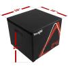 Yes4All Adjustable Soft Plyo Box, Jumping Trainer – For Plyometric Exercises and Conditioning, Multiple Height Variations(D. Black – 24″)