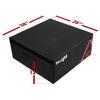 Yes4All Adjustable Soft Plyo Box, Jumping Trainer – For Plyometric Exercises and Conditioning, Multiple Height Variations(E. Black – 12″)