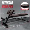 Yes4All Adjustable Weight Bench with Rack, 800lbs Workout Bench Press with Leg Extension, Preacher Curl Pad & Resistance Bands for Home Gym(B. Roman Chair)