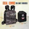 Yes4All Adjustable Weighted Vest 14-20Lbs for Men & Women, Strength Training Weight Vests, Weighted vest for Walking, Running