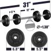 Yes4All Adjustable Weights Dumbbells Set – Exercise & Workout Equipment for Home Gym, Size Options Available 50lb, 60lb(F. Barbell 60LB or 30LB Dumbbell Pair)