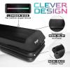 Yes4All Adjustable Workout Aerobic Exercise Step Platform Health Club Size with 4 Adjustable Risers Included and Extra Risers Options(G. Adapter_Black)