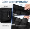 Yes4All Adjustable Wrist & Ankle Weights 3.5/5 LB Pair, Leg Weights for Women & Men, Weighted Arm Bands with Removable Sandbags for Fitness, Pilates, Walking, Strength Training – Versatile Colors(Black)