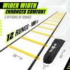 Yes4All Agility Ladder – Adjustable Speed & Agility Training Equipment for All Ages – Durable, Portable, Multiple Combo Sets Available(A. Combo Yellow)