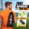 Yes4All Agility Ladder – Adjustable Speed & Agility Training Equipment for All Ages – Durable, Portable, Multiple Combo Sets Available(B. Combo Lime)