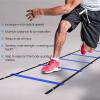 Yes4All Agility Ladder Speed Training Equipment, Adjustable Football Ladder for All Ages with Carry Bag, Durable, Portable, Multiple Colors & Rungs(E. 12 rung – Blue)