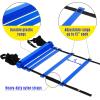 Yes4All Agility Ladder Speed Training Equipment, Adjustable Football Ladder for All Ages with Carry Bag, Durable, Portable, Multiple Colors & Rungs(E. 12 rung – Blue)
