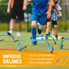 Yes4All Agility Speed Training Agility Hurdles for Athletes – 5 Pack – Speed and Agility Training Equipment for Soccer Basketball Football Hurdle Training(D. Set 5 Hurdles Blue)