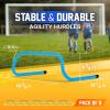 Yes4All Agility Speed Training Agility Hurdles for Athletes – 5 Pack – Speed and Agility Training Equipment for Soccer Basketball Football Hurdle Training(D. Set 5 Hurdles Blue)