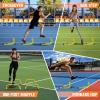 Yes4All Agility Speed Training Agility Hurdles for Athletes – 5 Pack – Speed and Agility Training Equipment for Soccer Basketball Football Hurdle Training(E. Set 5 Hurdles Yellow)