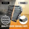 Yes4All Battle Ropes, Workout Rope with Cover, Steel Anchor & Strap Included, Heavy Ropes for Exercise Training – 1.5/2 Inch Diameter, 30, 40, 50 Ft Length(1.5in – 40ft)