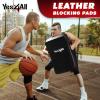 Yes4All Blocking Pad, Solid Rivets & Durable Leather Shield Pads, American Football. Basketball Training Equipment, Football Blocking Pads – Ideal for Martial Arts, Contact Drills, Sparring, Karate(Blocking Pad – 1PCS)