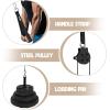 Yes4All Cable Pulley Attachment Single Set – 2-inch Olympic Bars Compatible LAT Pulldown Pulley & Home Gym Pulley