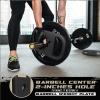 Yes4All Cast Iron Rucking Weight with 2″ Center Hole, Training Weight Plate with Upgraded Rounded Handle for Weighted Walking, Lifting, Rucking & Tactical Strength Training – US Patented Design(B. 2x20LB (Set of 2))