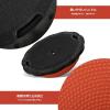 Yes4All Combo Half Ball Balance Trainer Balance, Massager Roller for Yoga, Pilates, Stretches(B. Red/Black)