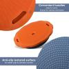 Yes4All Combo Half Ball Balance Trainer Balance, Massager Roller for Yoga, Pilates, Stretches(C. Blue/Organe)