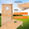 Yes4All Cornhole Board Set, 52.9 lb Tournament-Grade, Impact-Resistant Plywood Surface Cornhole Boards – Includes 1 Carry Bag, 1 Tote Bag, and 8 Double-Sided Bean Bags
