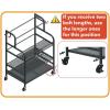 Yes4All Dumbbell Rack, Weight Rack for Home Gym, Sports Equipment Organizer for Dumbbells Kettlebells Yoga Mat Foam Roller and Balls, All in One Gym Workout Storage with Wheels and Hooks, Black