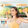Yes4All Dumbbell Vinyl Coated – 3 lbs – Blazing Orange – Pair