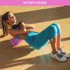 Yes4All EVA Firm Foam Rollers for Yoga & Pilates, Available in 12, 18, 24, 36 inch, Yoga Roller for Massage, Stretching, Core Strengthening(C. Violet)