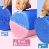 Yes4All EVA Firm Foam Rollers for Yoga & Pilates, Available in 12, 18, 24, 36 inch, Yoga Roller for Massage, Stretching, Core Strengthening(E. Duo Pastel)