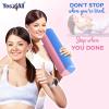 Yes4All EVA Firm Foam Rollers for Yoga & Pilates, Available in 12, 18, 24, 36 inch, Yoga Roller for Massage, Stretching, Core Strengthening(E. Duo Pastel)