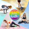Yes4All EVA Firm Foam Rollers for Yoga & Pilates, Available in 12, 18, 24, 36 inch, Yoga Roller for Massage, Stretching, Core Strengthening(G. Rainbow Smooth)