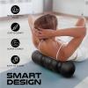 Yes4All EVA Firm Foam Rollers for Yoga & Pilates, Available in 12, 18, 24, 36 inch, Yoga Roller for Massage, Stretching, Core Strengthening(X. Wave Black)