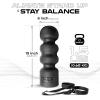 Yes4All EVA Firm Foam Rollers for Yoga & Pilates, Available in 12, 18, 24, 36 inch, Yoga Roller for Massage, Stretching, Core Strengthening(X. Wave Black)