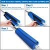 Yes4All Ergonomic Foam Bar Pad, Olympic Barbell Squat & Neck Pad for Squats, Hip Thrusts & Weight Lifting Bar(Blue)