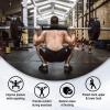 Yes4All Ergonomic Foam Bar Pad, Olympic Barbell Squat & Neck Pad for Squats, Hip Thrusts & Weight Lifting Bar(New black)